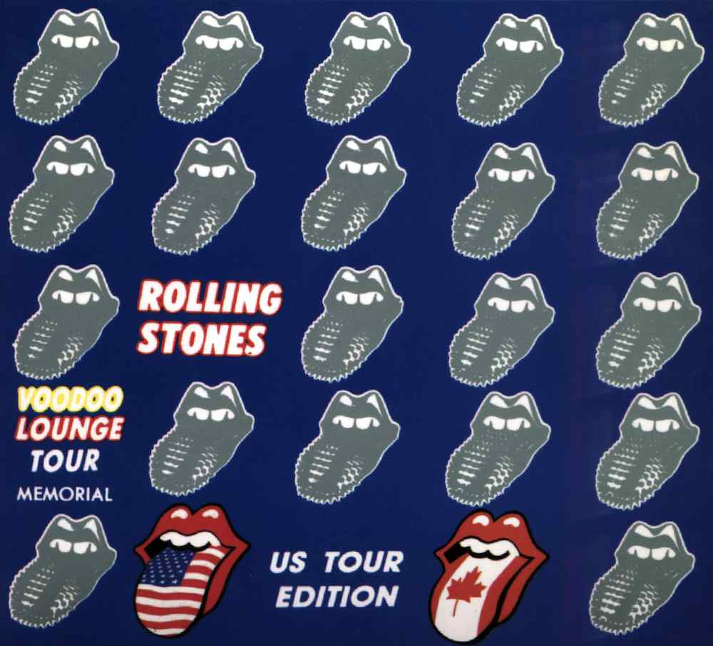 Bootleg Addiction Rolling Stones Voodoo Lounge Tour Memorial Us