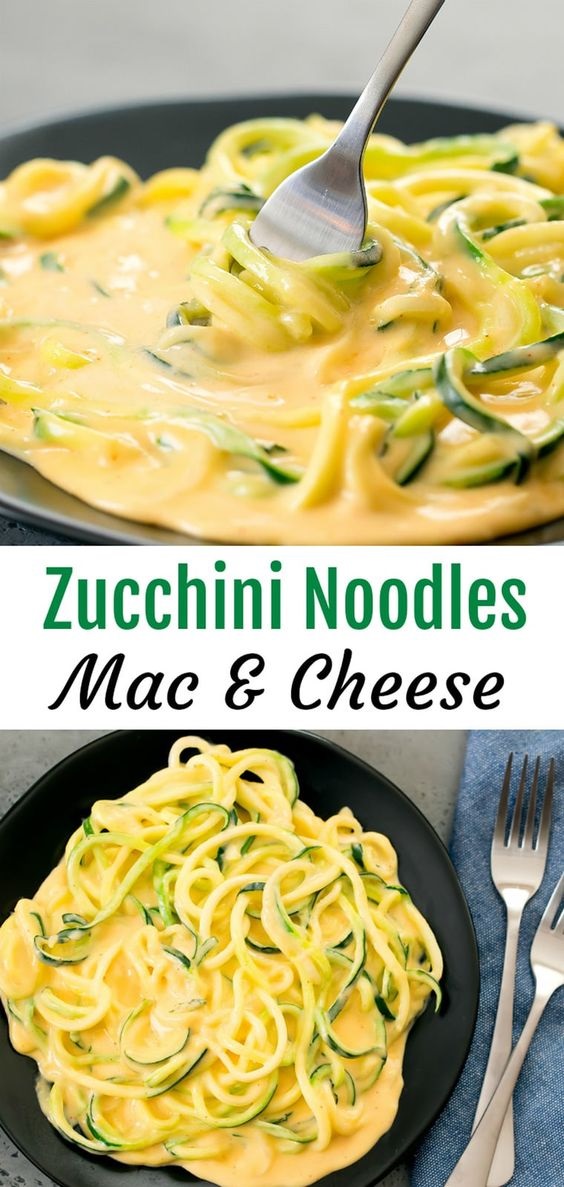Zucchini Noodles Mac & Cheese