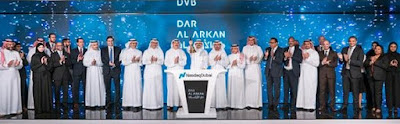 Source: Nasdaq Dubai. Yousef Bin Abdullah Al-Shalash, Chairman of Dar Al-Arkan Real Estate Development Company of Saudi Arabia, rang the market-opening bell at Nasdaq Dubai to celebrate the listing of a US$600 million sukuk. 