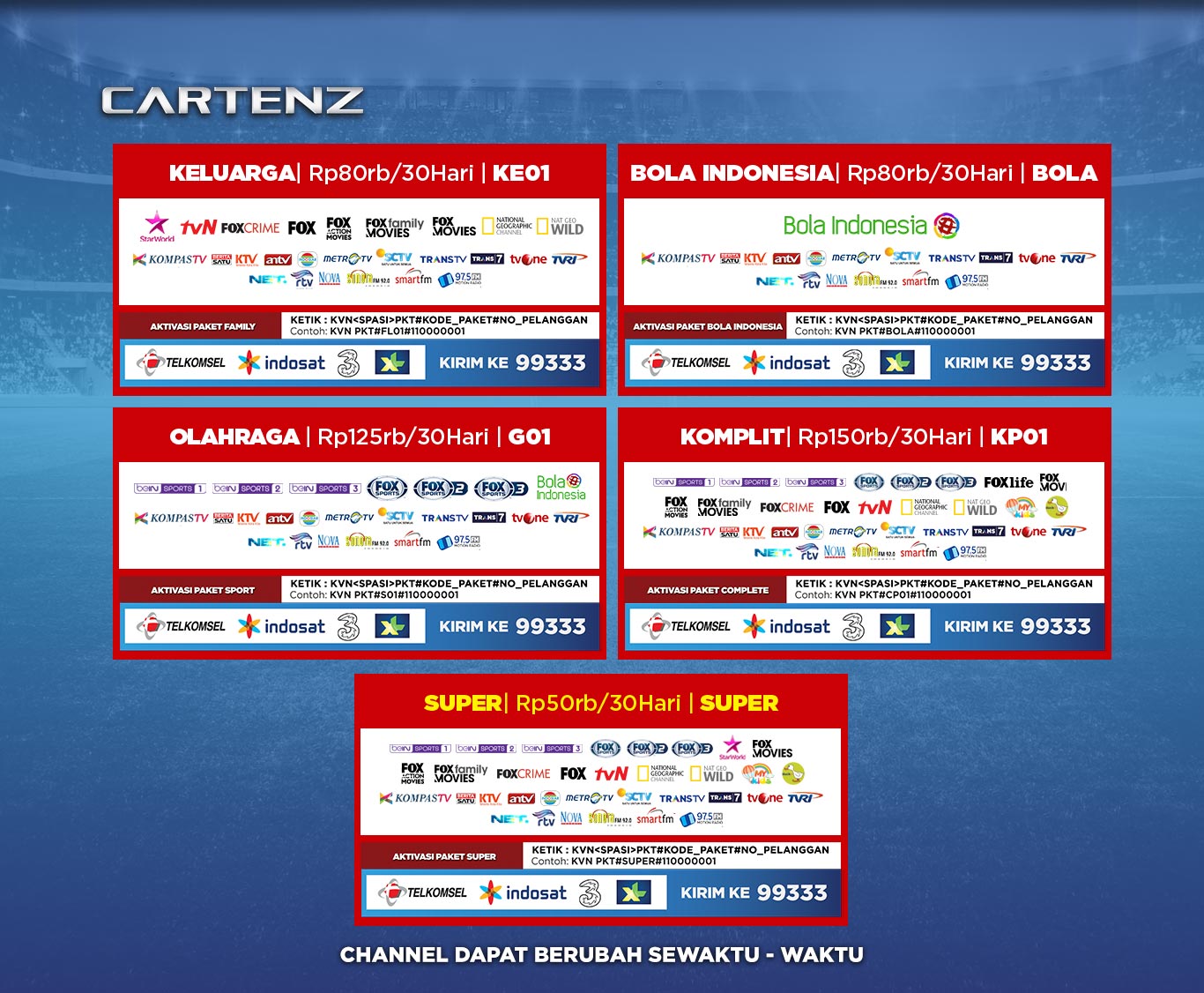 BROSUR KVISION BROMO DAN CARTENZ EDISI APRIL 2017 K