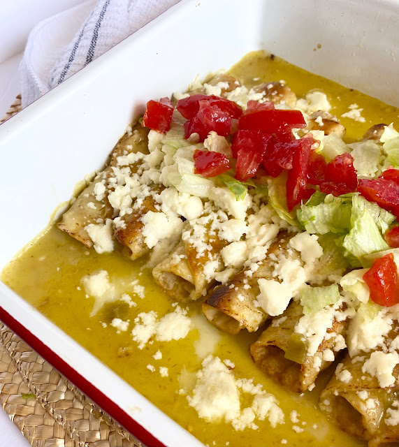 3 Ingredient Chicken Taquito Bake Ally's Sweet & Savory Eats