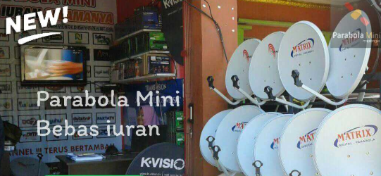 Cara Pasang Parabola Mini Tanpa Harus Membayar Iuran
