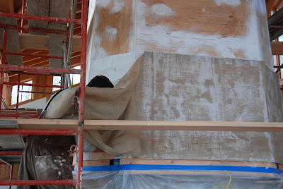 hazel sid press burlap chimney applying begins entire mark