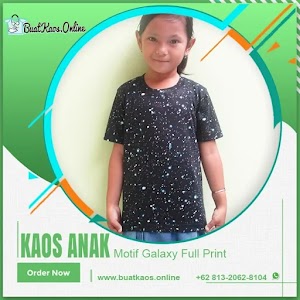 Baju Kaos Anak Motif Galaxy Fullprint Polos <price>Rp30.000</price> <code>#Galaxy</code> Baju Kaos Anak Motif Galaxy Fullprint Polos <price>Rp30.000</price> <code>#Galaxy</code>