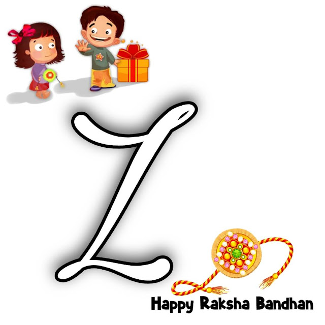 Z Word Happy Raksha Bandhan Images