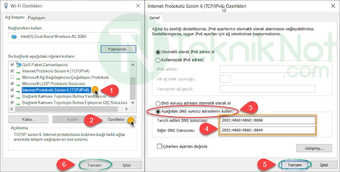 Windows 10 iPv6 DNS Değiştirme, Nasıl Yapılır?