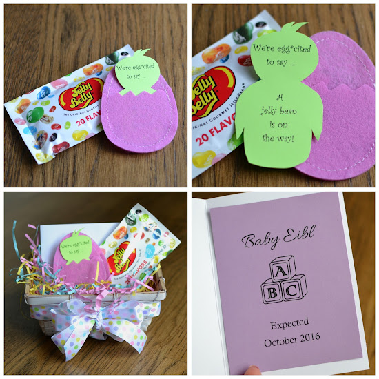 the eibls Spring Jelly Bean Pregnancy Announcement