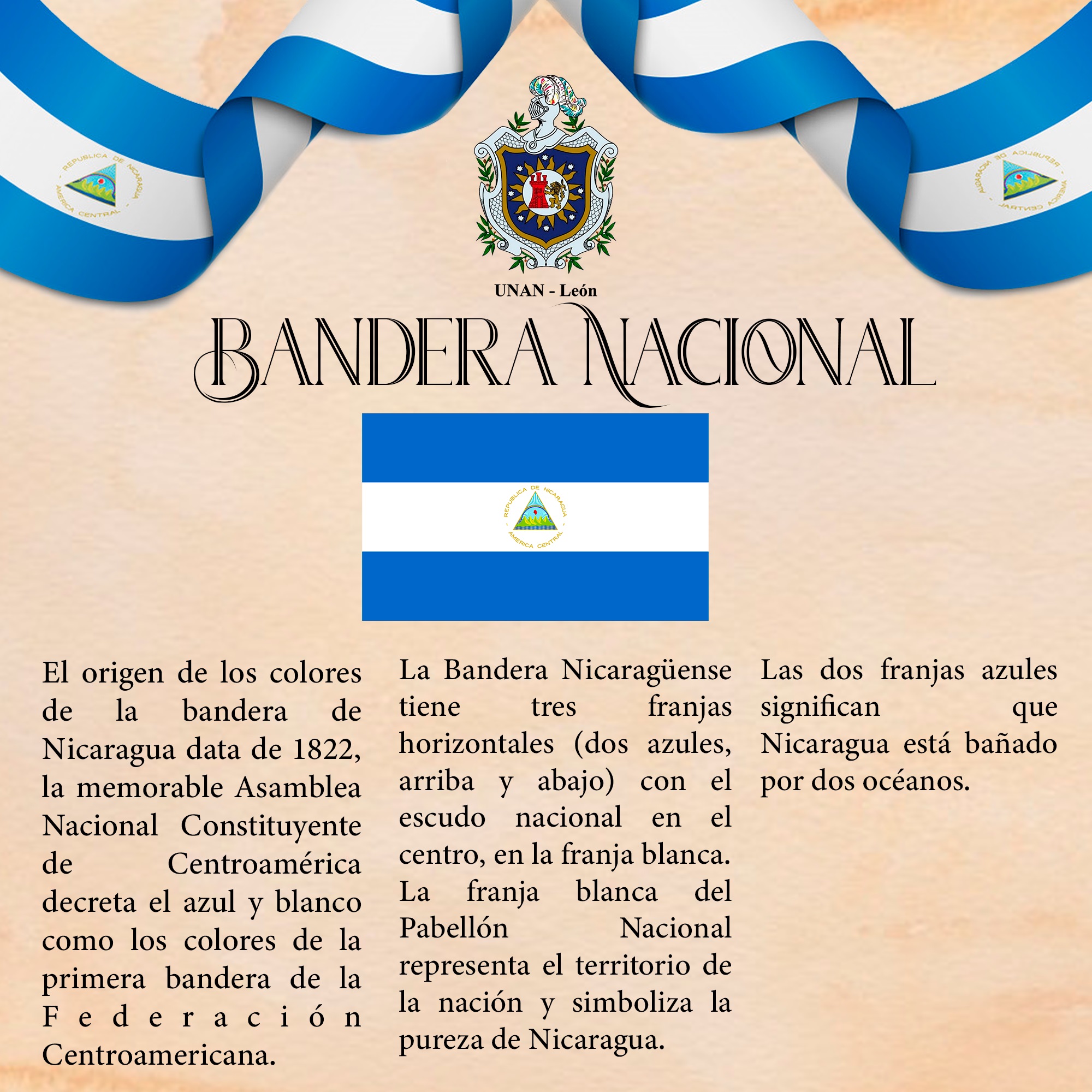La UNAN León Bicentenaria saluda estas Fiestas Patrias Nicaragua