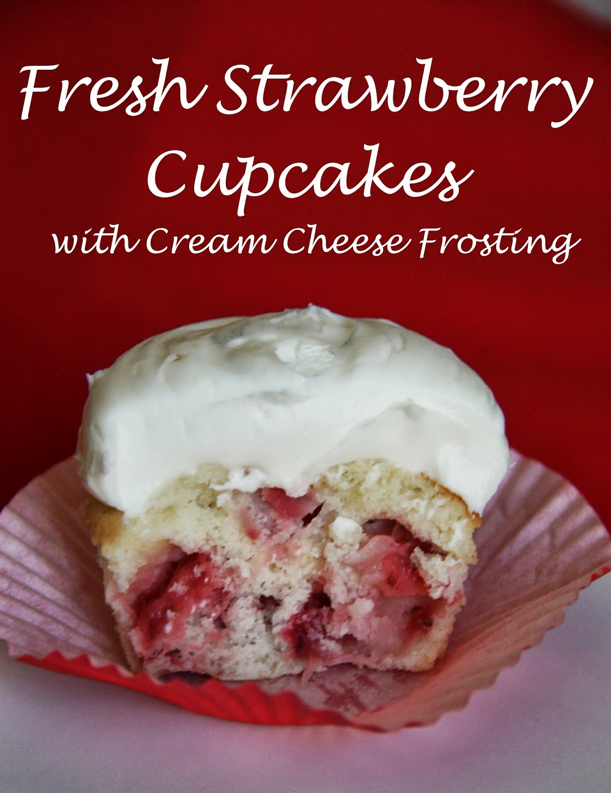 Fresh Strawberry Cupcakes Recipe