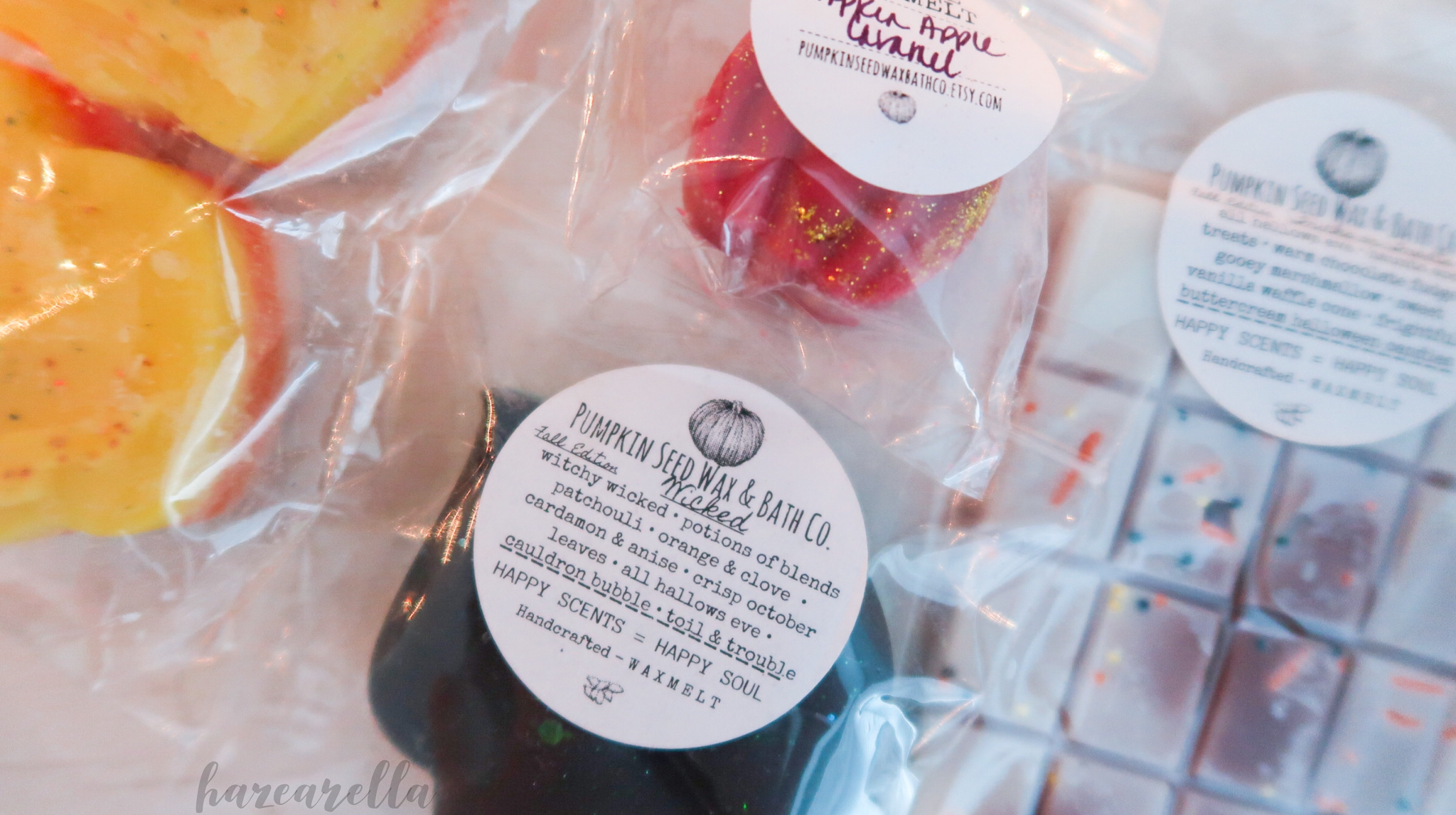 Hazel Hauls Pumpkin Seed Wax & Bath Co wax melts { hazearella