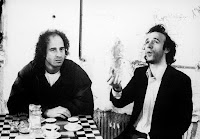 Steven Wright and Roberto Benigni in Coffee and Cigarettes