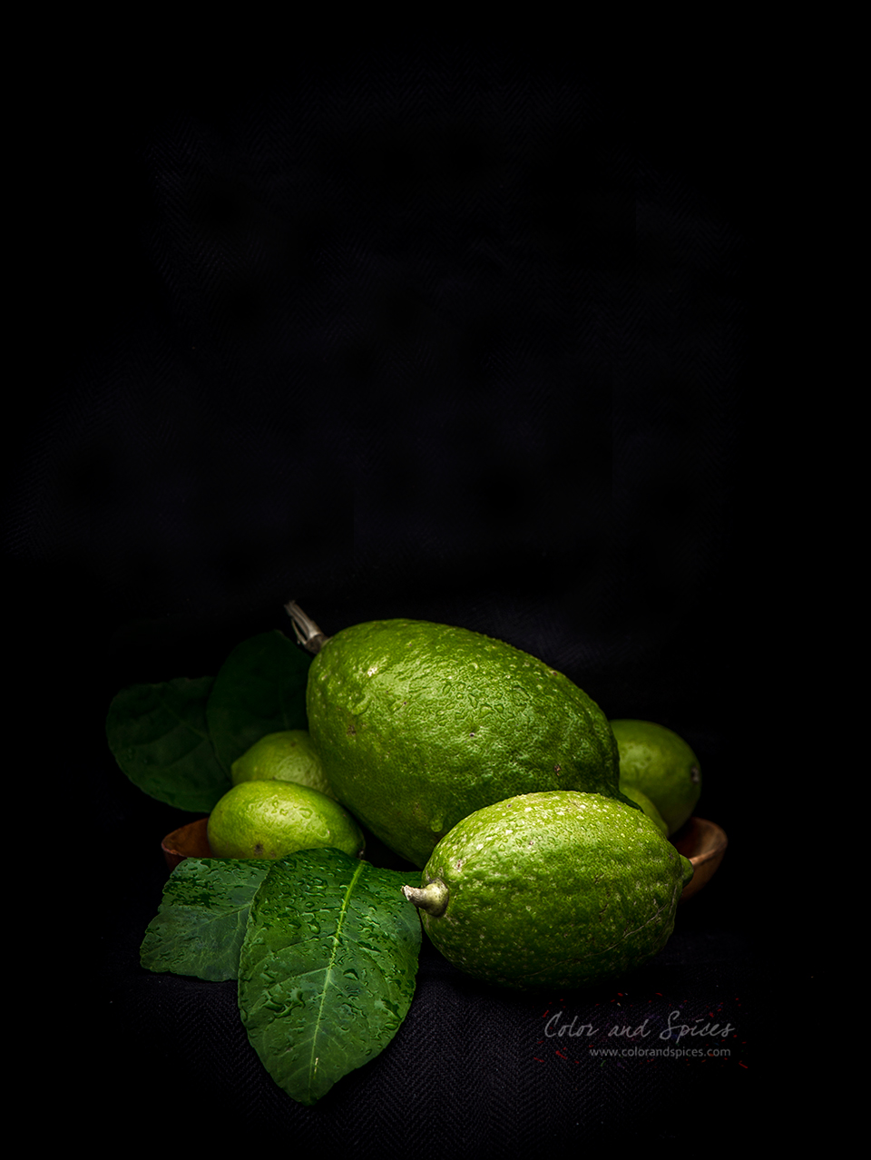 Color and Spices Lentil with lime leaves...