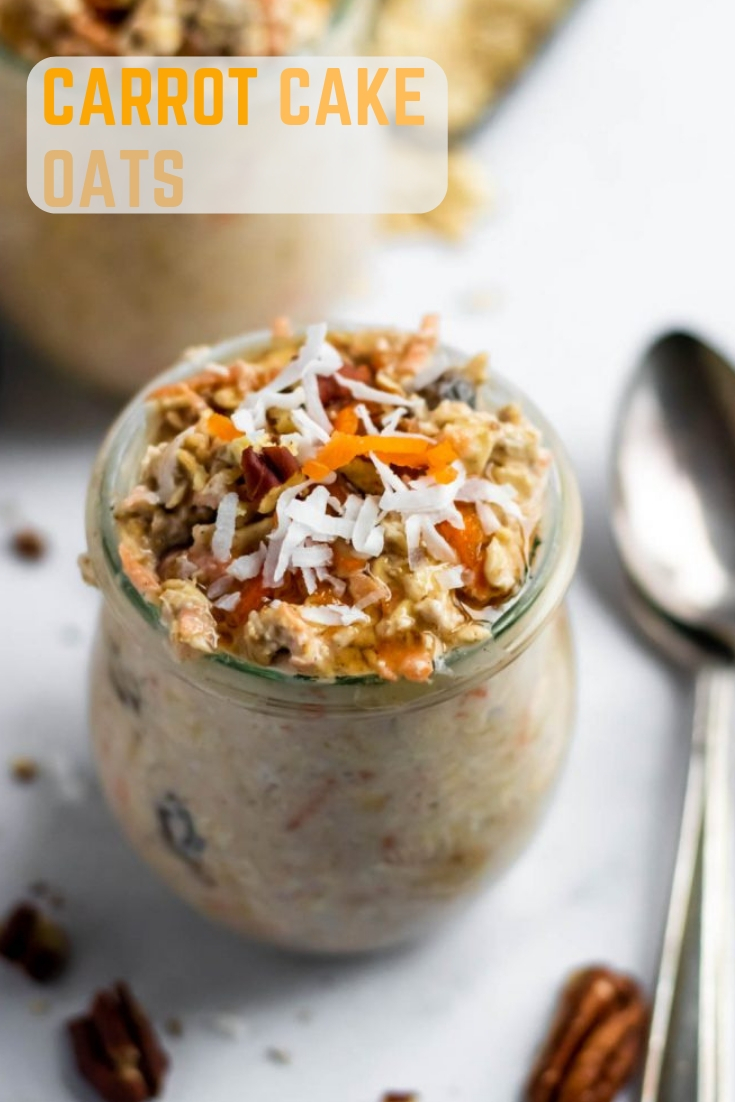 CARROT CAKE OVERNIGHT OATS FOOD & HEALTHY