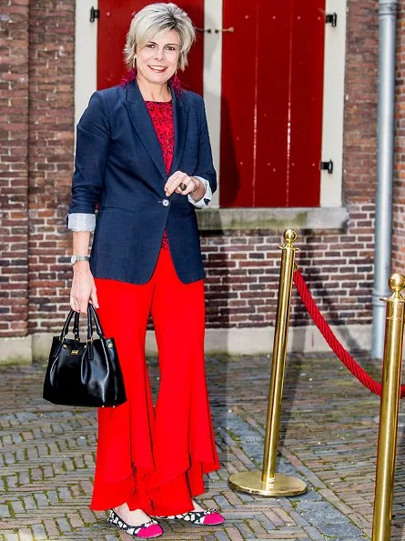 Dutch Princess Laurentien, of the Missing Chapter Foundation, attends the launch of the pilot municipalities Leiden, The Hague, Deventer, Groningen and Breda to appoint a Board of Children