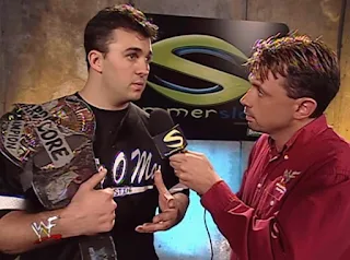 WWE / WWF Summerslam 2000 - Michael Cole interviews Hardcore Champion Shane McMahon