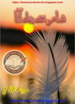 Sham se pehly ana novel pdf by Muhammad Iqbal Shams