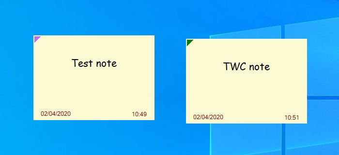 アラームスティッキーズを使用すると、付箋を作成してスケジュールできます