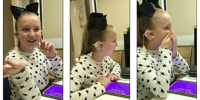 Setelah Empat Tahun Tanpa Suara, Gadis Kecil Ini Terkejut Saat Bisa Dengar Suaranya Sendiri