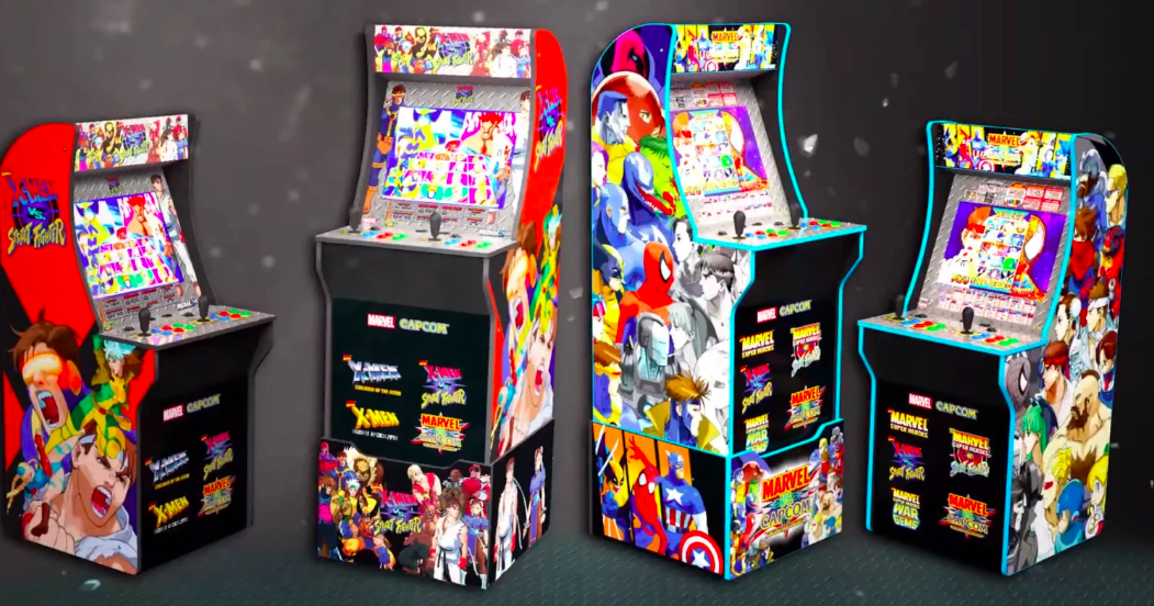 Quadro Marvel Vs Street Fighter Arcade Capcom Retro A3 33x45