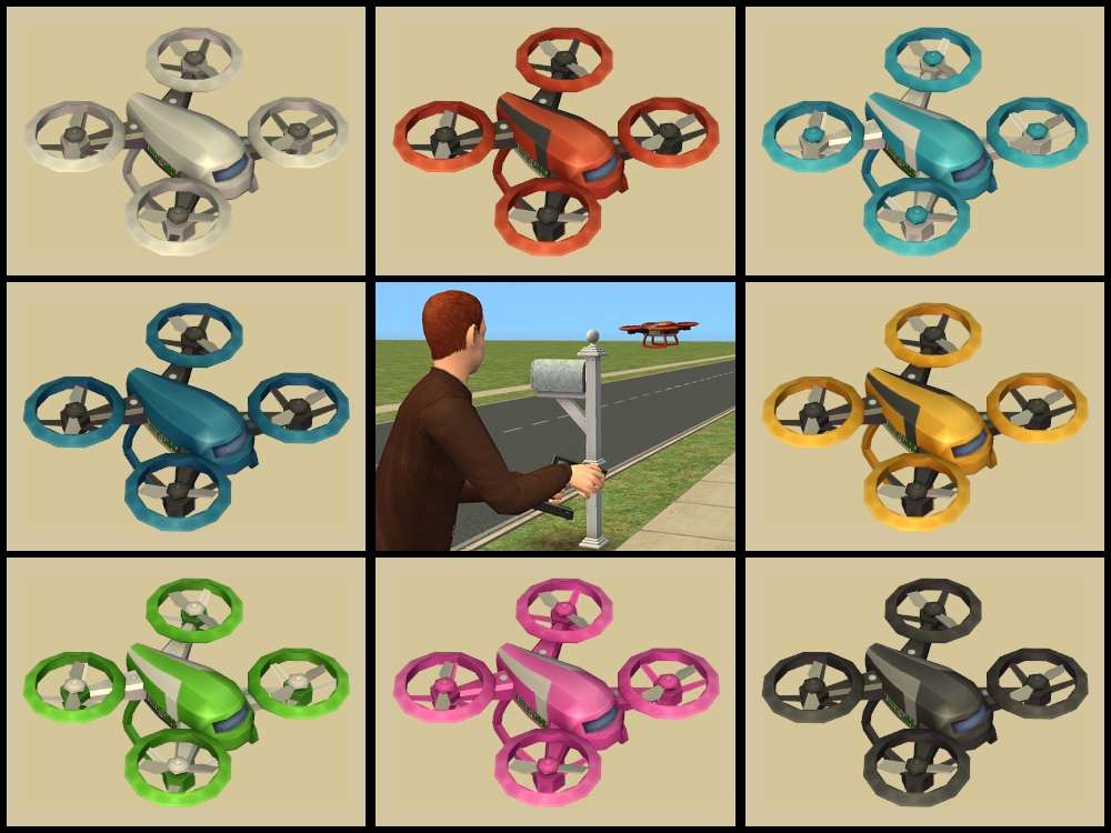 TheNinthWaveSims: The Sims - Sims 4 Discover University Drone For The Sims 2 (Playable)