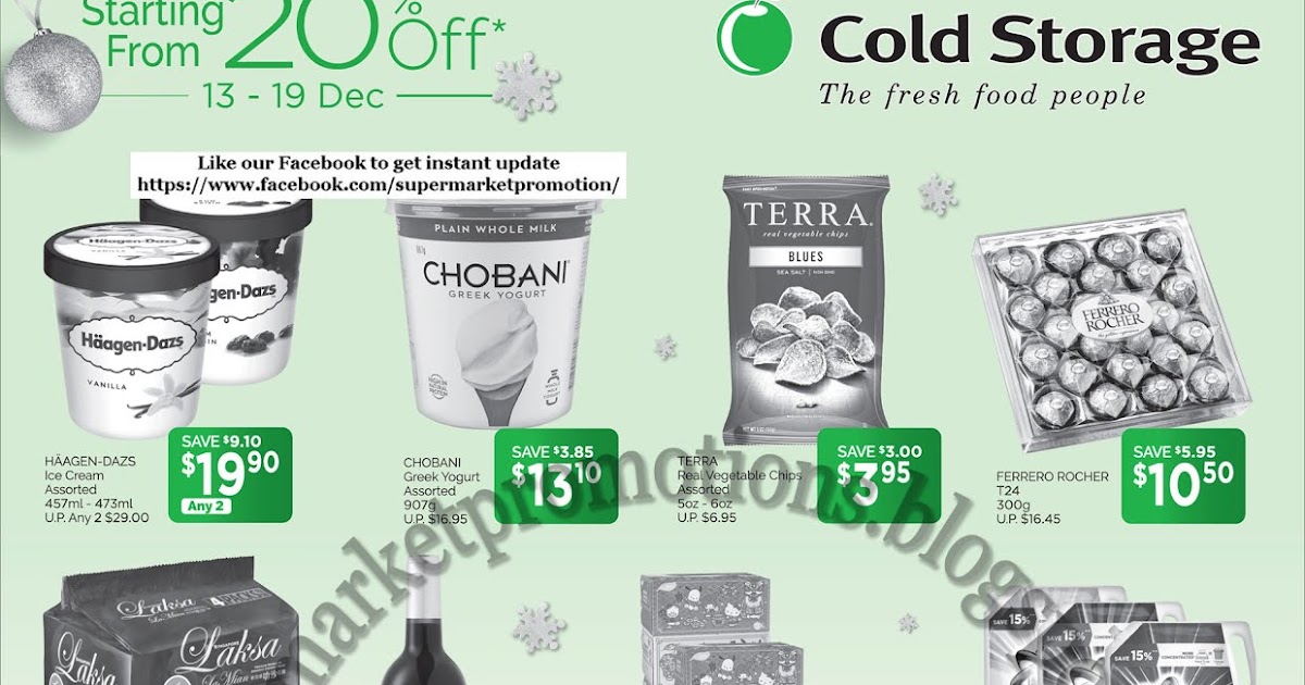 Cold Storage Weekly Promotion Ad 13 19 December 2019 Supermarket