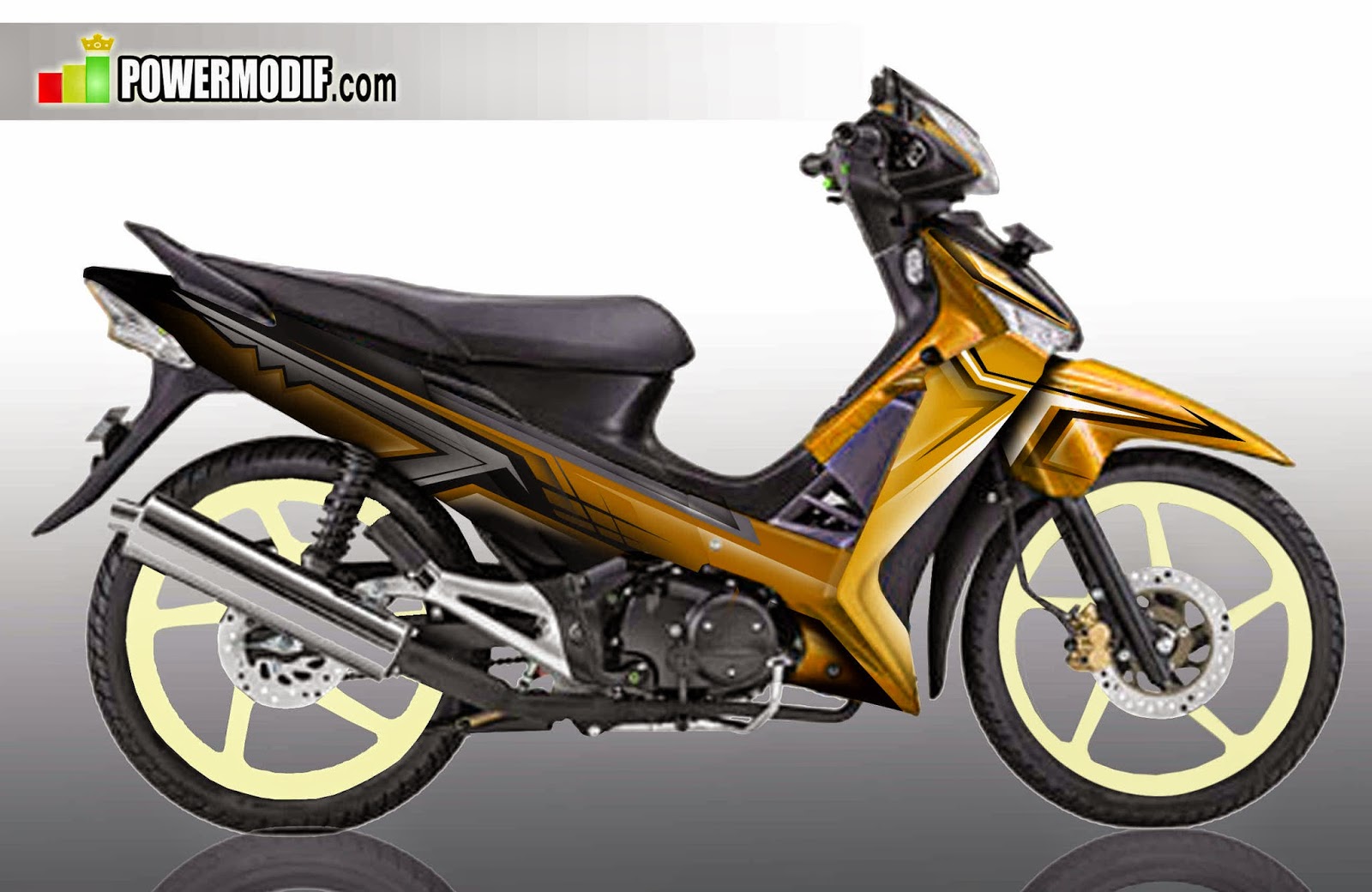 Download Ide Modifikasi Motor Supra X 125 Simpel Terbaru Dan