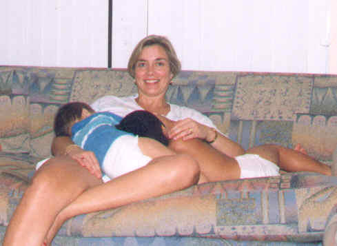 Amateur mature mom spread