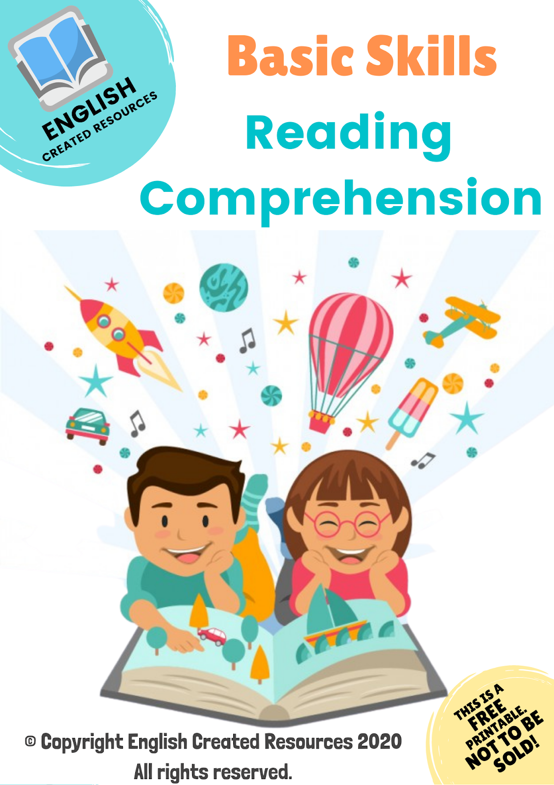 Basic Skills Reading Comprehension Worksheets - English Created Resources