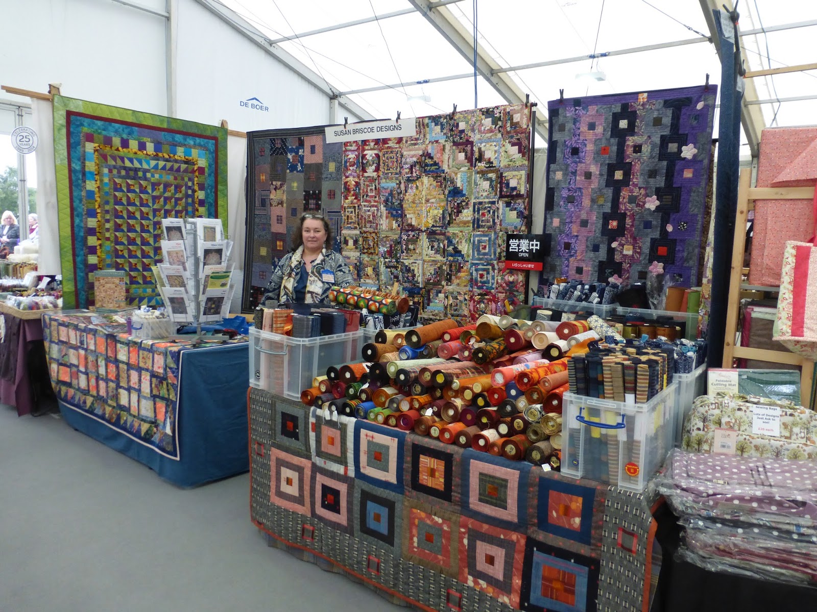 sashiko and other stitching Great Northern Quilt Show again!