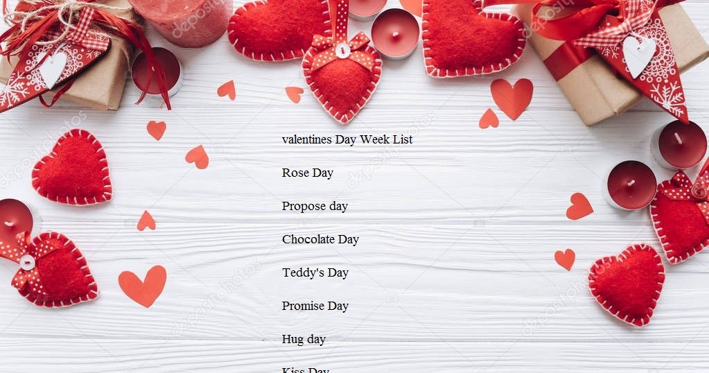 rose day propose day chocolate day