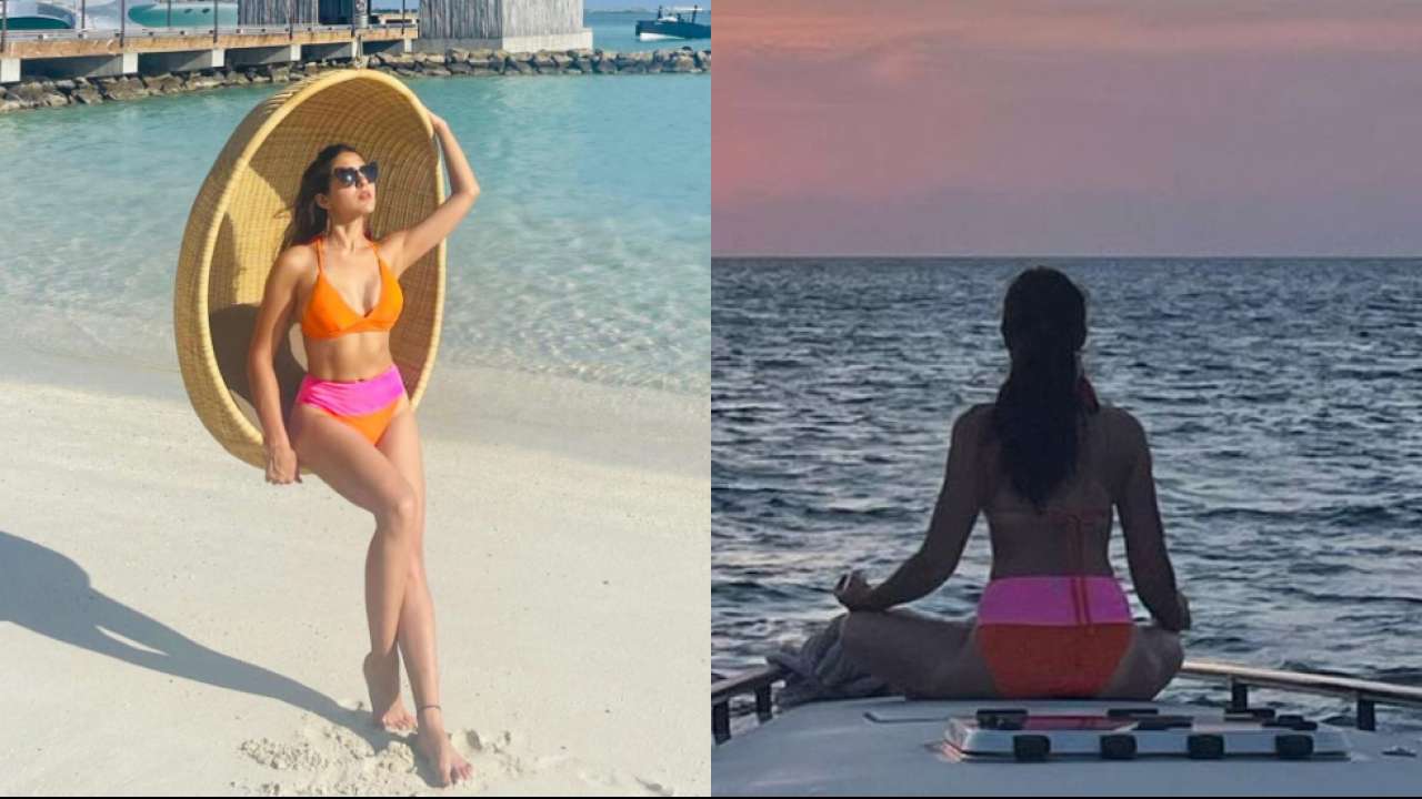 Actors Gossips: Sara Ali Khan sets internet ablaze in bold pics wearing saxy orange bikini