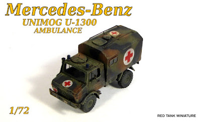 Gulumik Military Models: Mercedes Benz Unimog U-1300 Ambulance 1/72