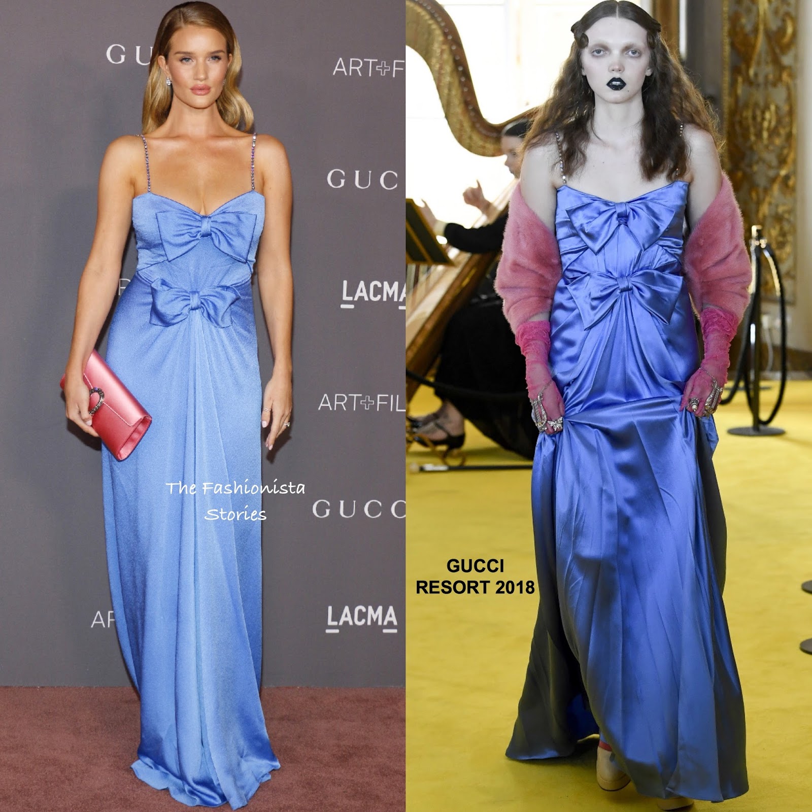 Rosie Huntington-Whiteley in Gucci at the 2017 LACMA Art + Film Gala
