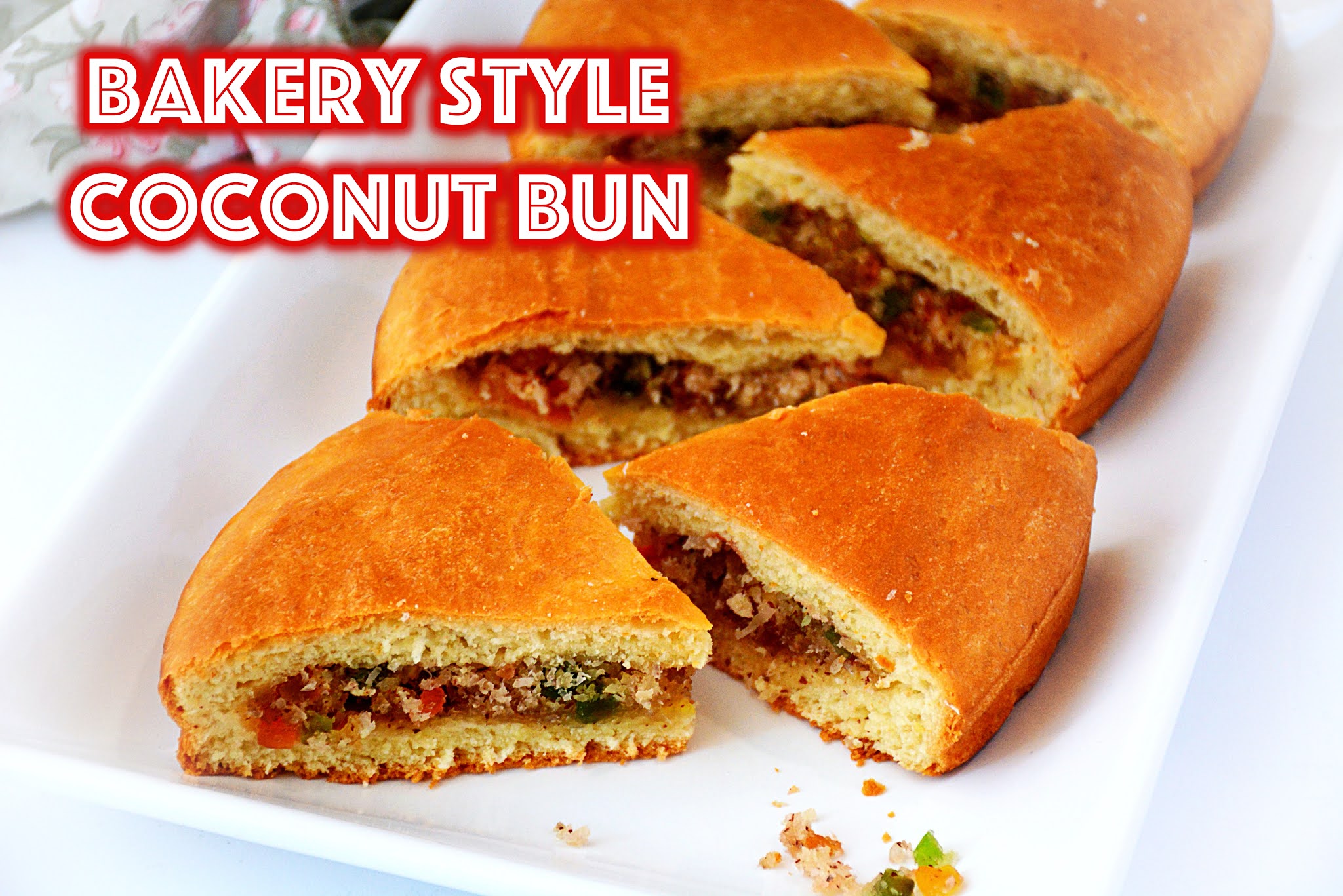 Bakery Style Coconut Bun/டீ கடை தேங்காய் பன் 7aum Suvai