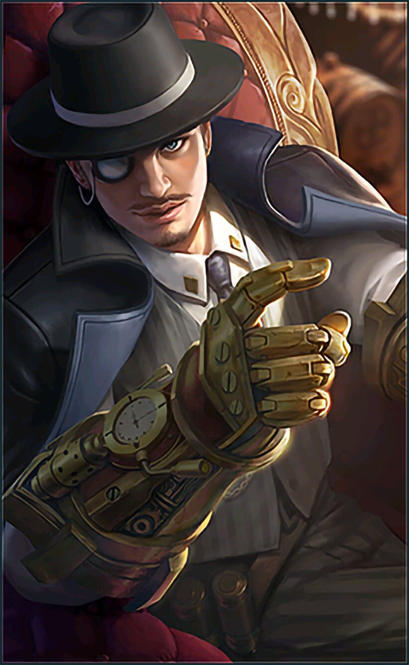 Wallpaper Roger Dark Gent Skin Mobile Legends HD for Mobile