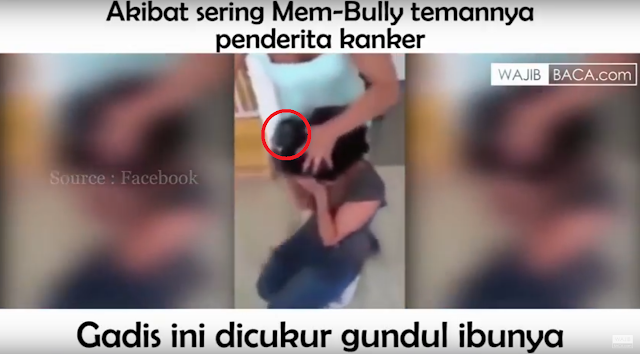 Biar Kapok! Akibat Bully Teman Penderita Kanker, Gadis Ini Dibotakin Ibunya Sendiri