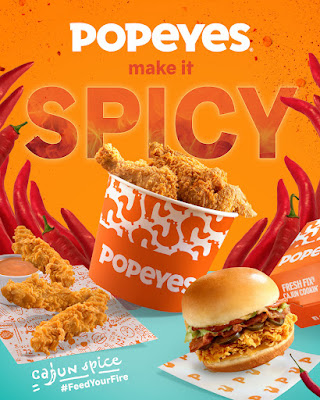 Popeyes’ Cajun Spice Menu