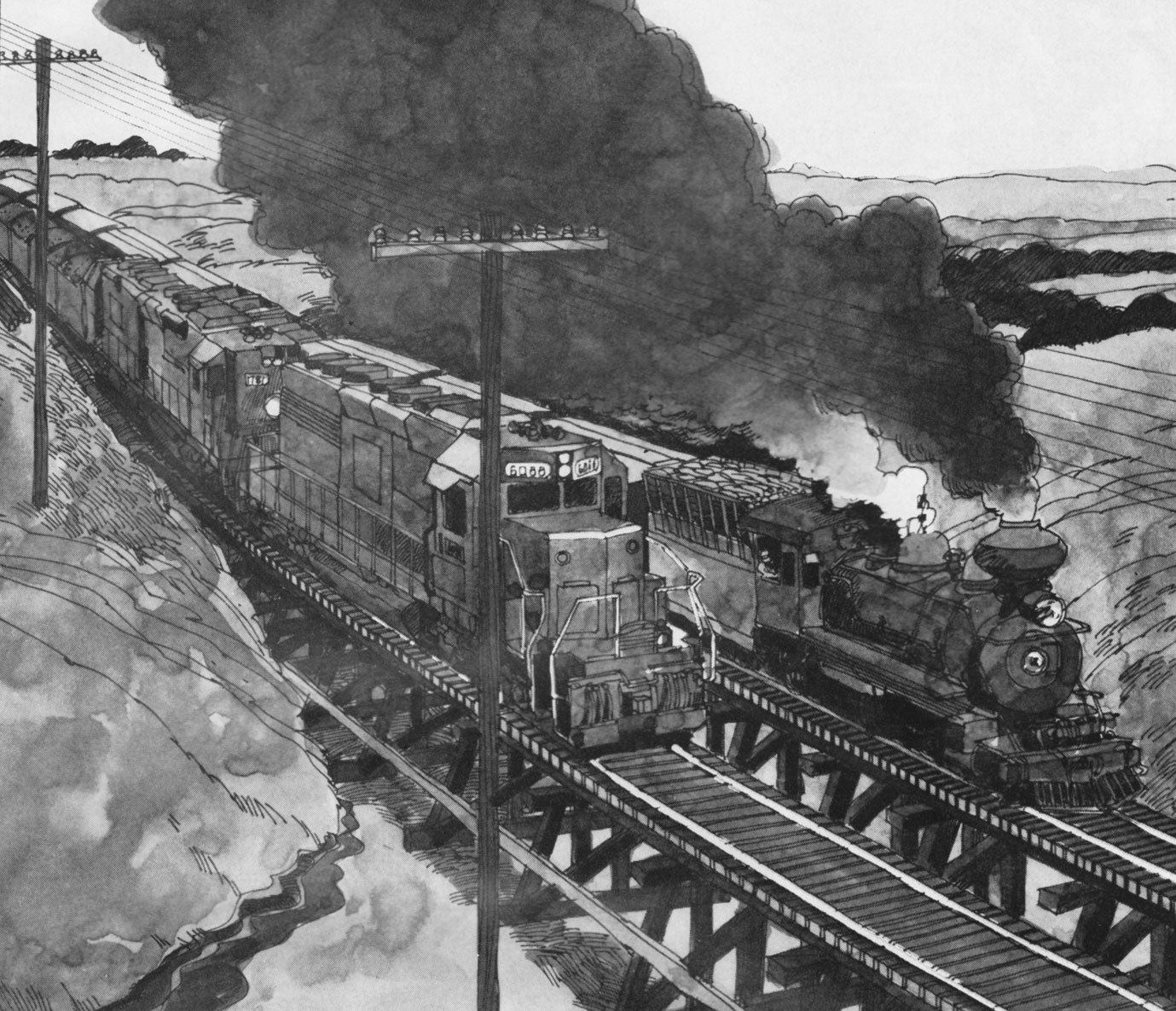 Progress is fine, but it's gone on for too long. Diesel overtaking Steam