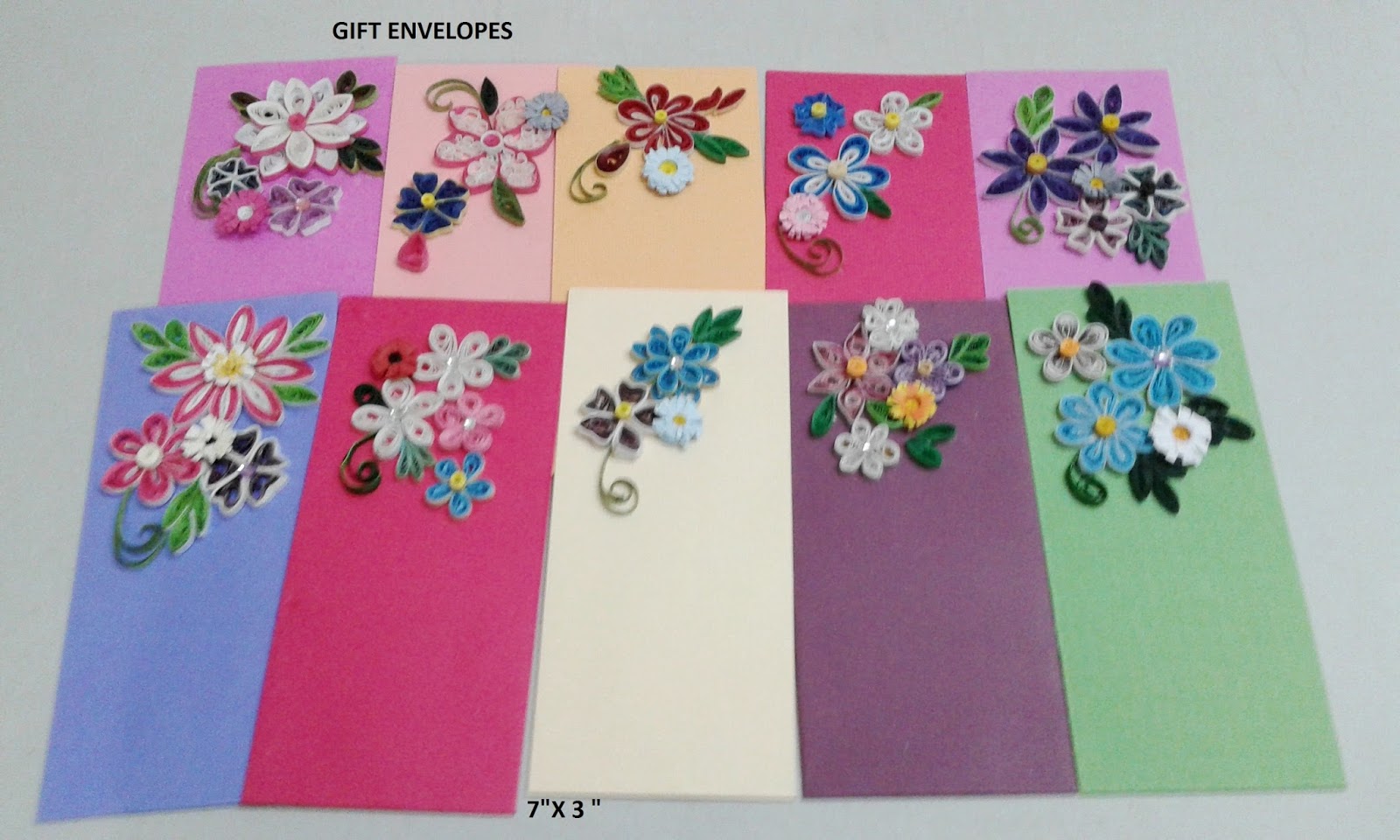 Quillingmagic Quilled Gift Envelopes