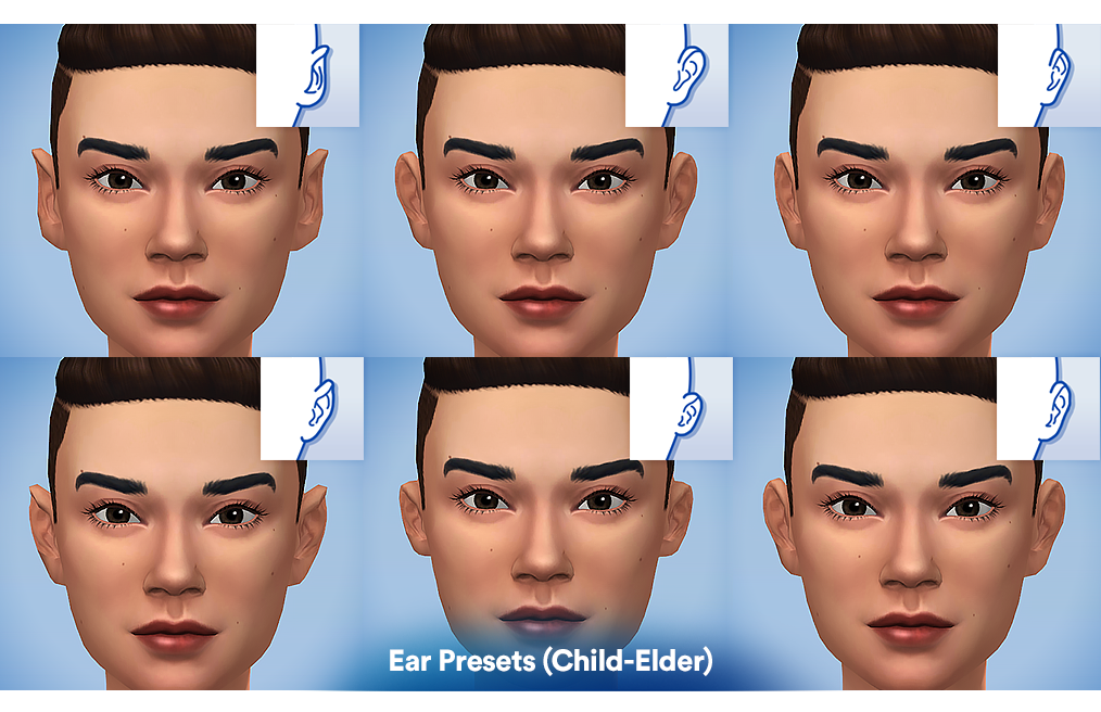 No Ear _ Remove Or Reduce The Human Ears The Sims 4 SIMS4 Clove share