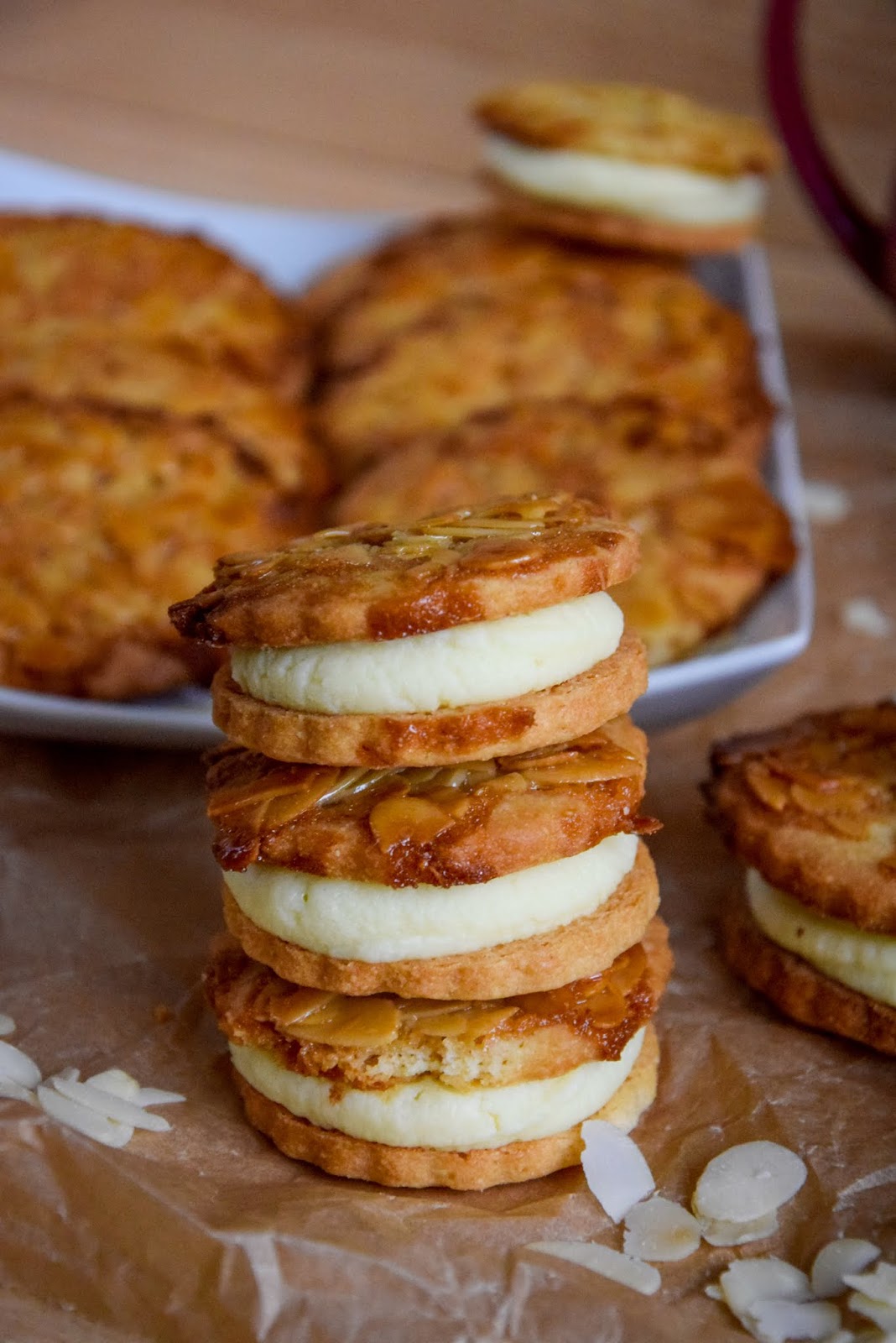 kiras_bakery: Bienenstich Kekse/ Plätzchen mit Mandelkruste