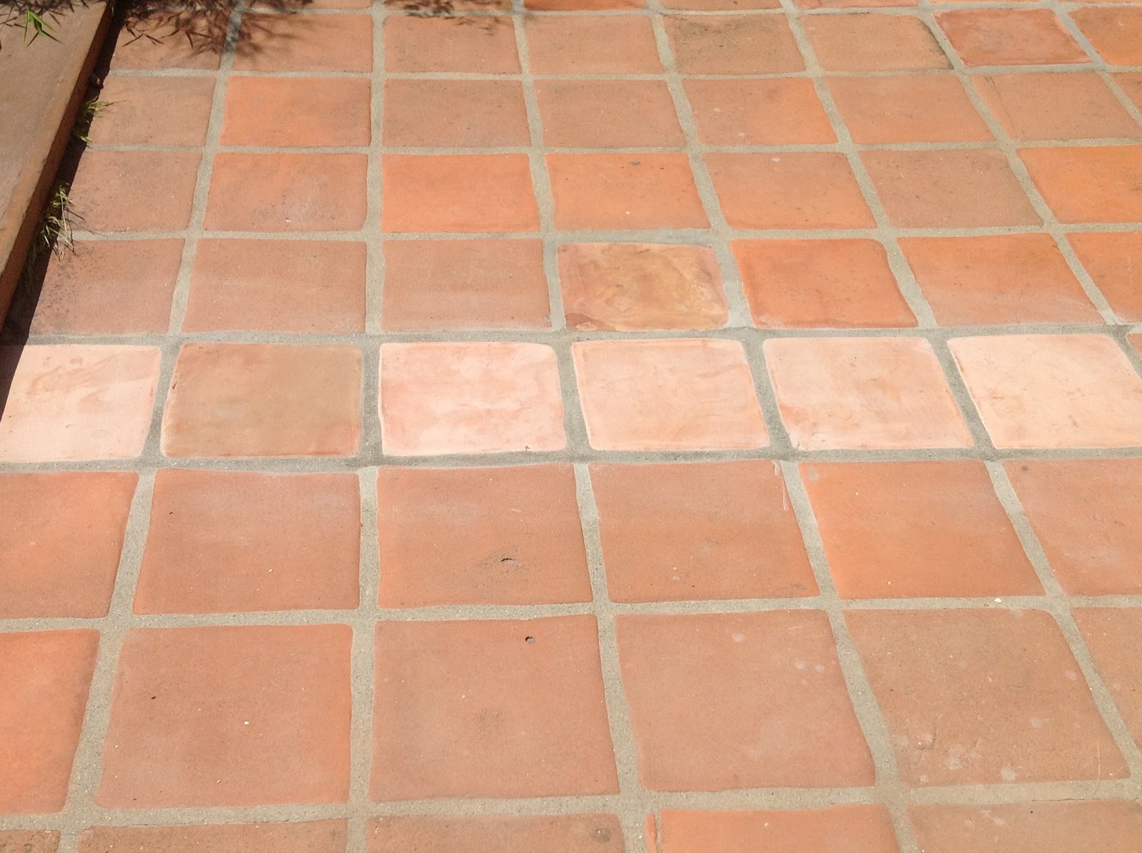 Before And After Staining Saltillo Tile Design Indulgence