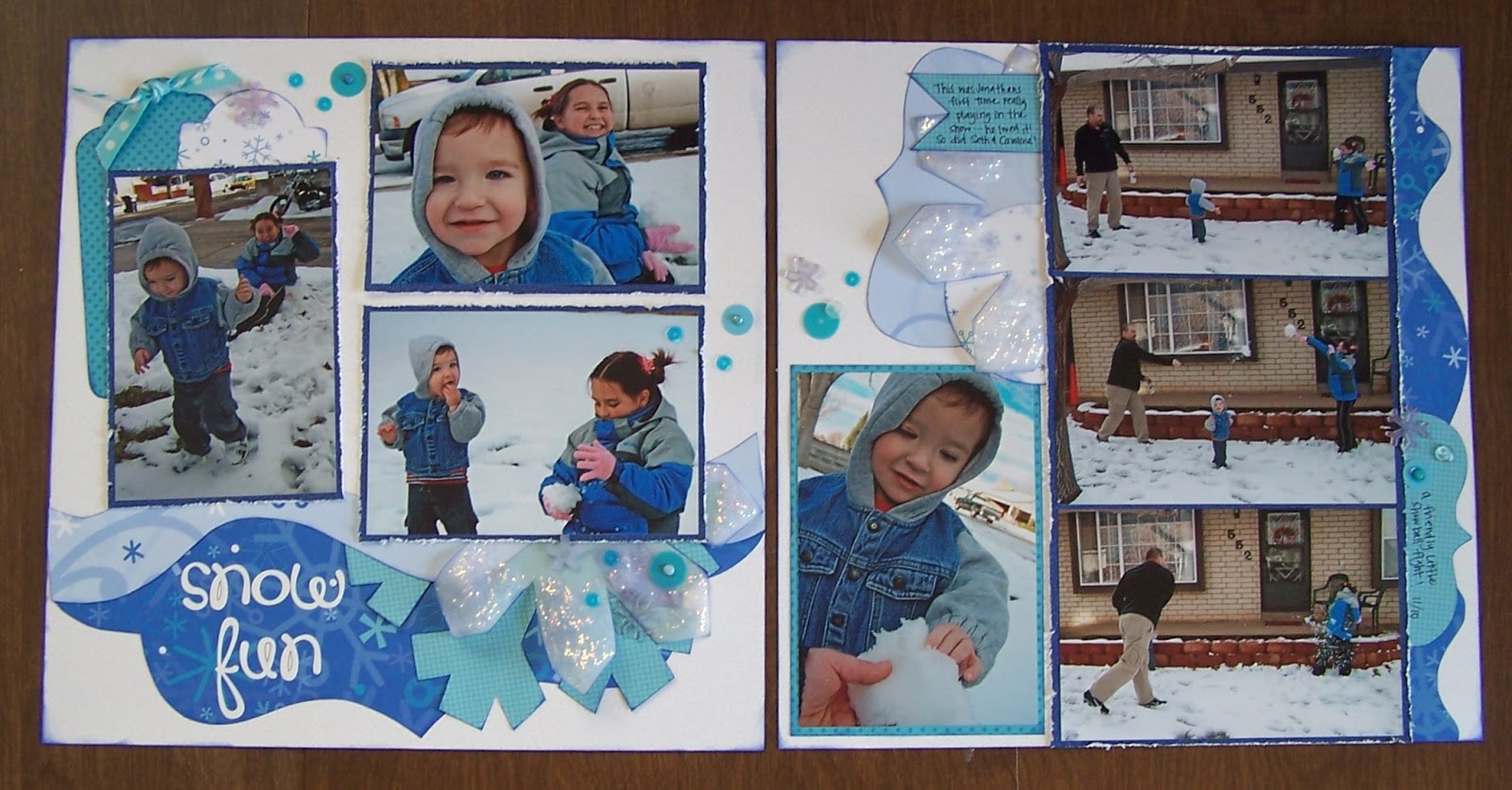 GLOworm Designs: Snow Fun Layout