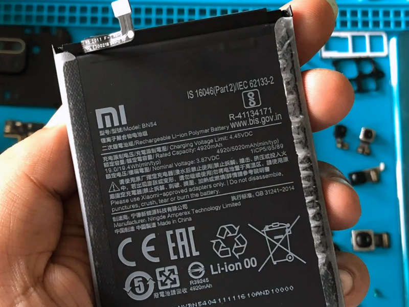 100% Оригинальный телефонный аккумулятор Xiao Mi BN54 5020 мАч для Xiaomi Redmi