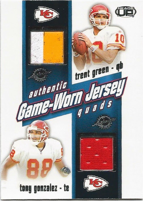 2001-02 Pacific Heads Up - Game-Worn Jersey Quads #5 - Jarome