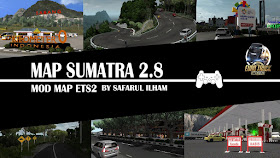 Map Sumatra v2.8  VersiTerbaru Euro Truck Simulator 2