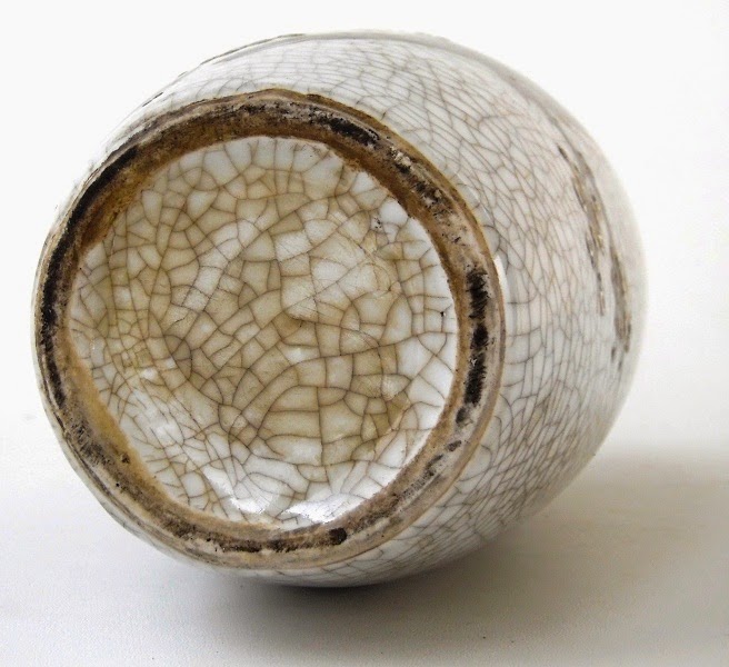 PATINA ANTIK JAPANESE CRACKLE GLAZE VASE