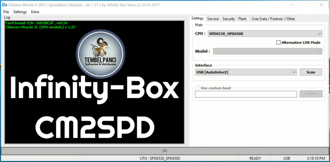 infinity dongle manager v1.70 infinity dongle manager v1.70