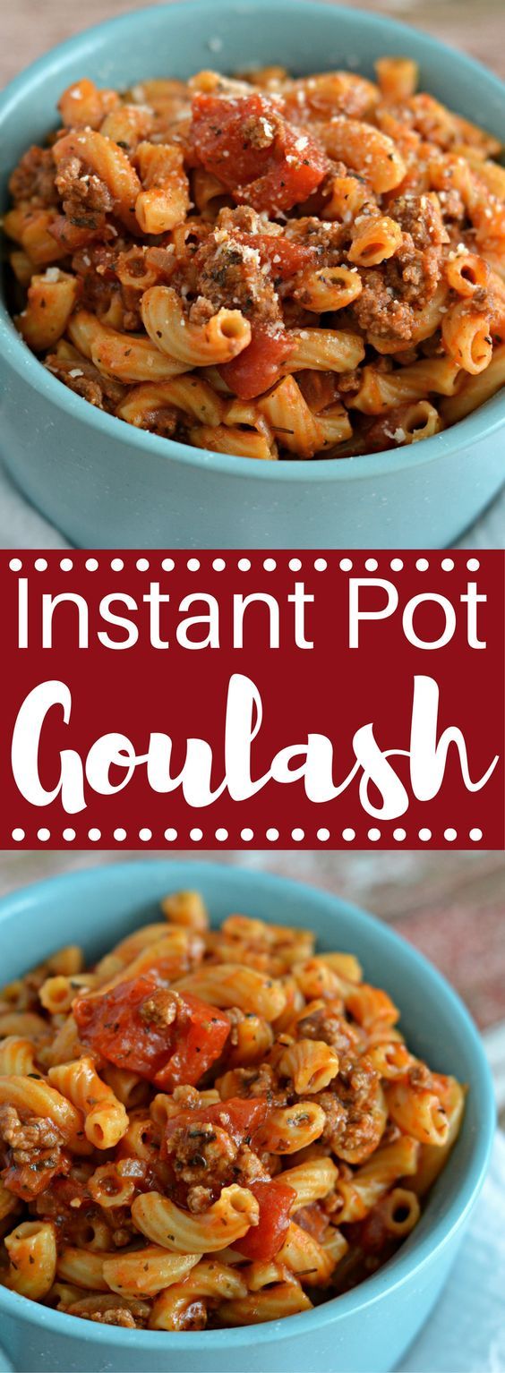 Instant Pot Goulash POTRECIPES