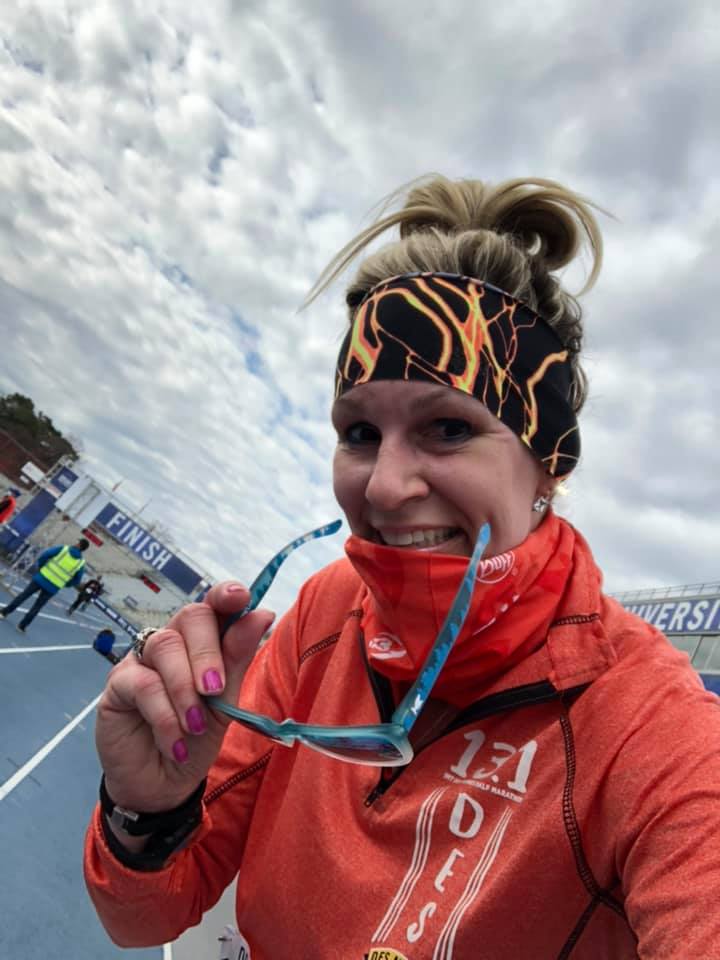 Running on the Fly Drake Relays Road Races Half Marathon 2021 recap